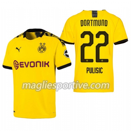 Completo Calcio Borussia Dortmund Christian Pulisic 22 Divisa Prima 2019/2020